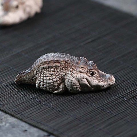 Фігурка чайний вихованець для чайної церемонії Крокодил 000128 фото